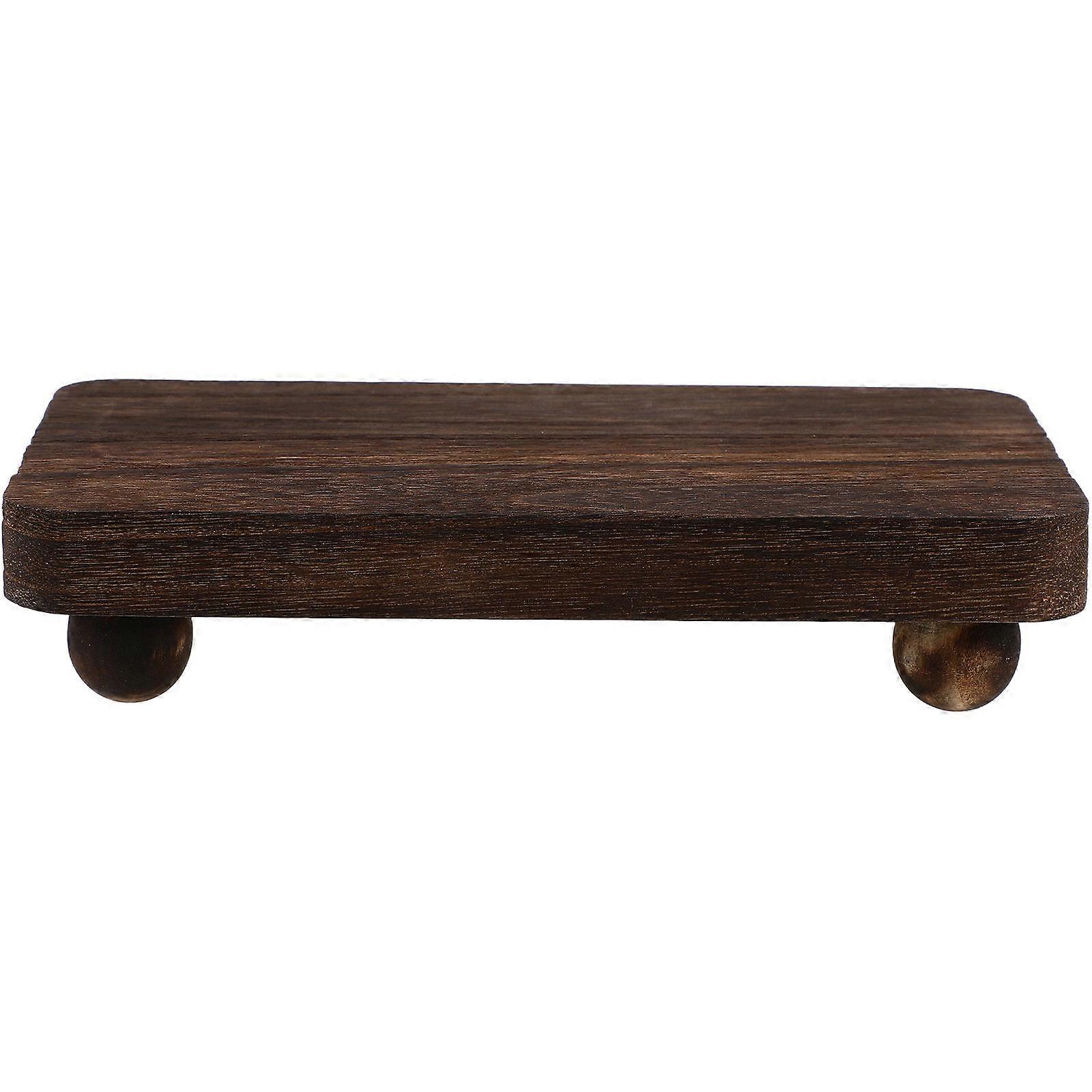 Coffee Wood Aromatherapy Bottle Base for Simple Display