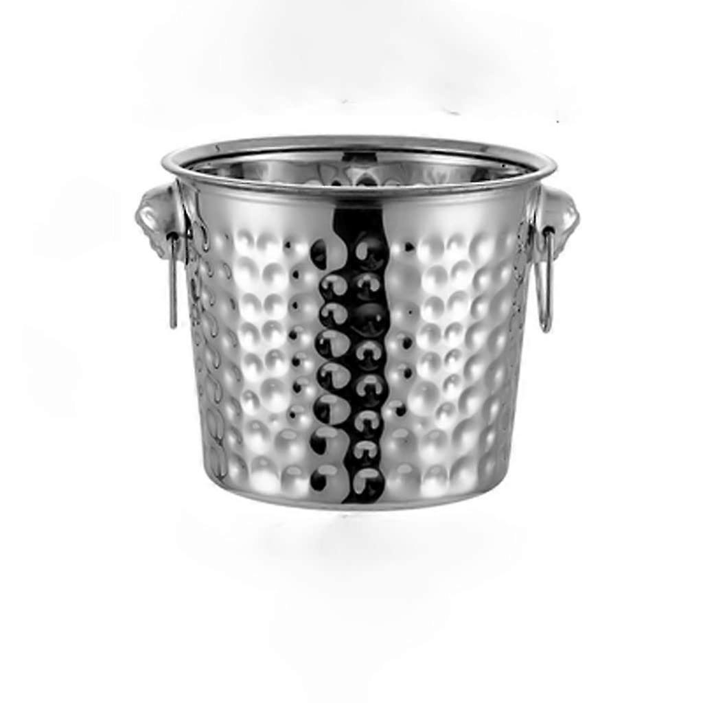 Stainless Steel Ice Bucket with Lid for Champagne Beer Wine, Portable Bar Party Container
