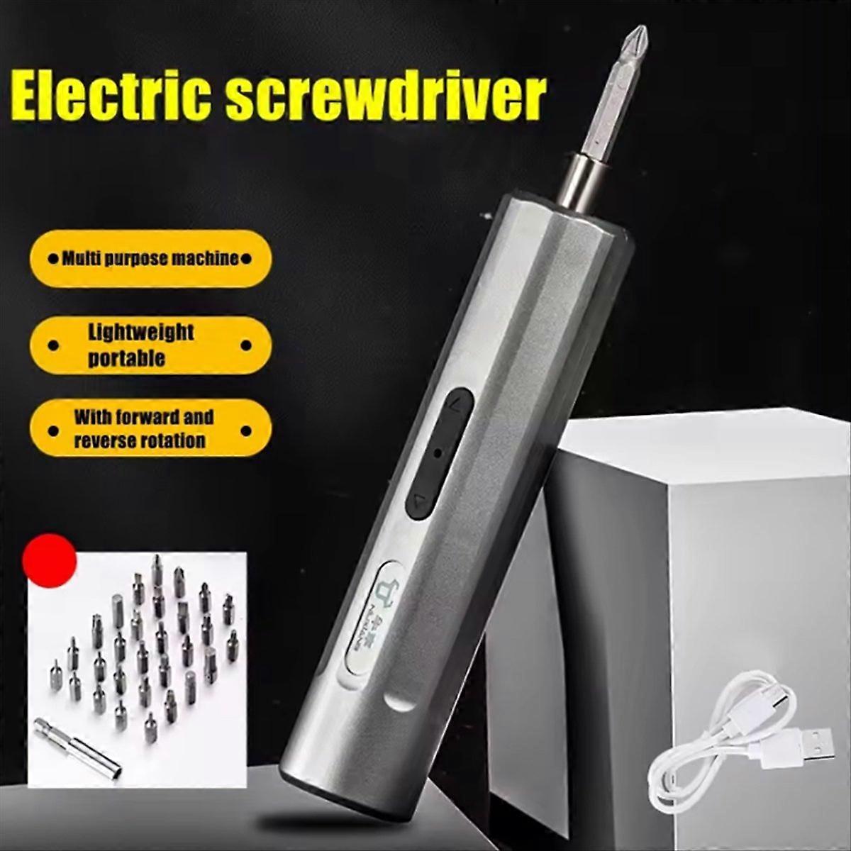 Cordless Portable Electric Screwdriver with Mini Drill Magnetic Bit