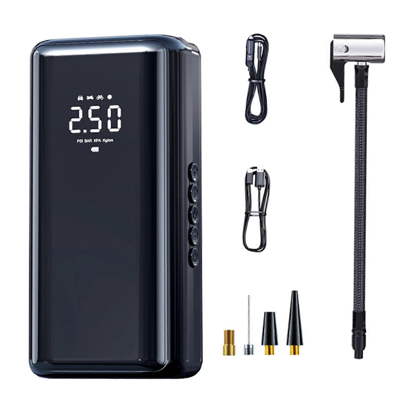 Gonfiatore universale per pneumatici per auto, bici, moto, compressore d'aria per auto, pompe d'aria con display digitale a LED, portatile, multicolore