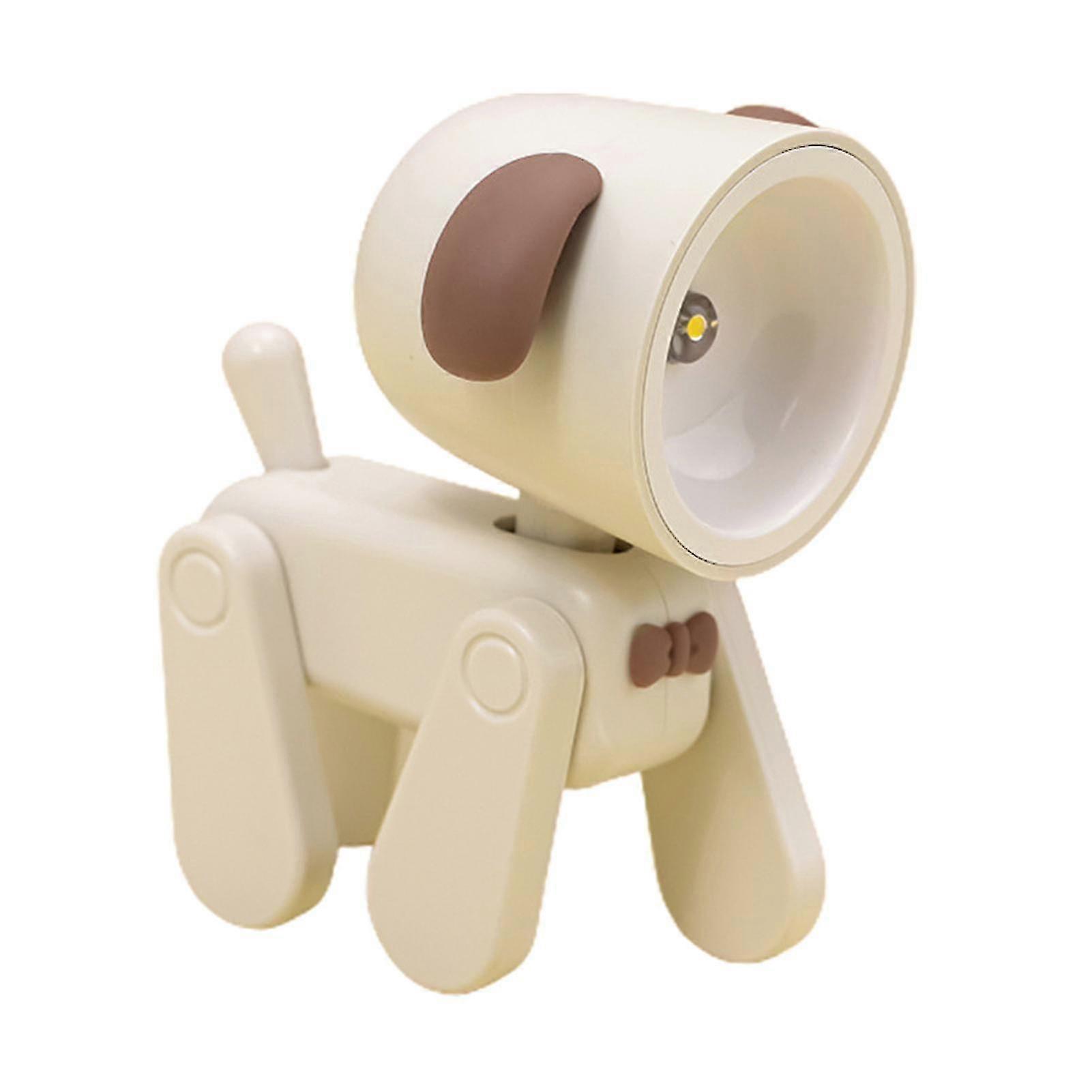 Cartoon-Themed Night Light for Desk with Rechargeable LED and Flexible Gooseneck