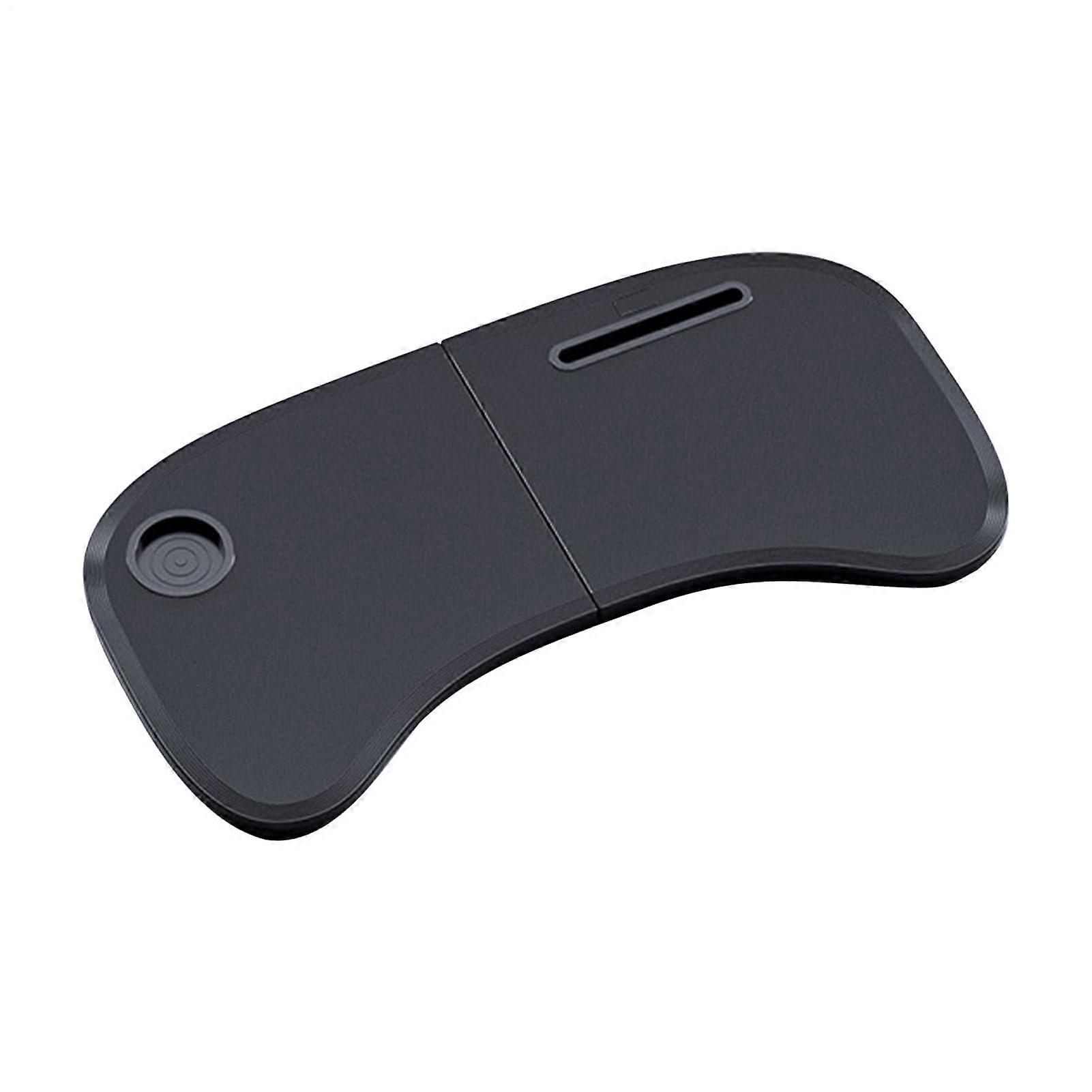 Car Seat Organizer with Foldable Adjustable Headrest Tray Table for InCar Dining and Laptop Work