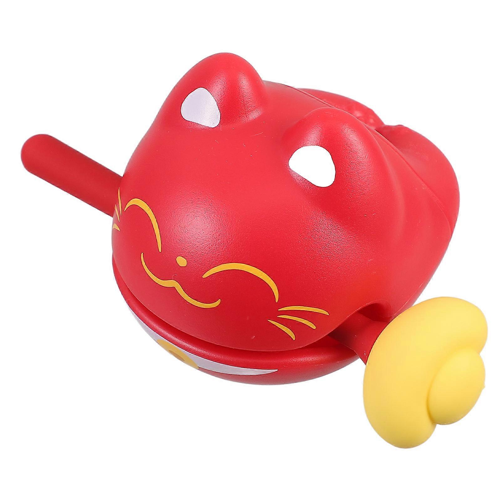 Cartoon Tone Block Cat Shape Musical Instrument for Decor 1Set