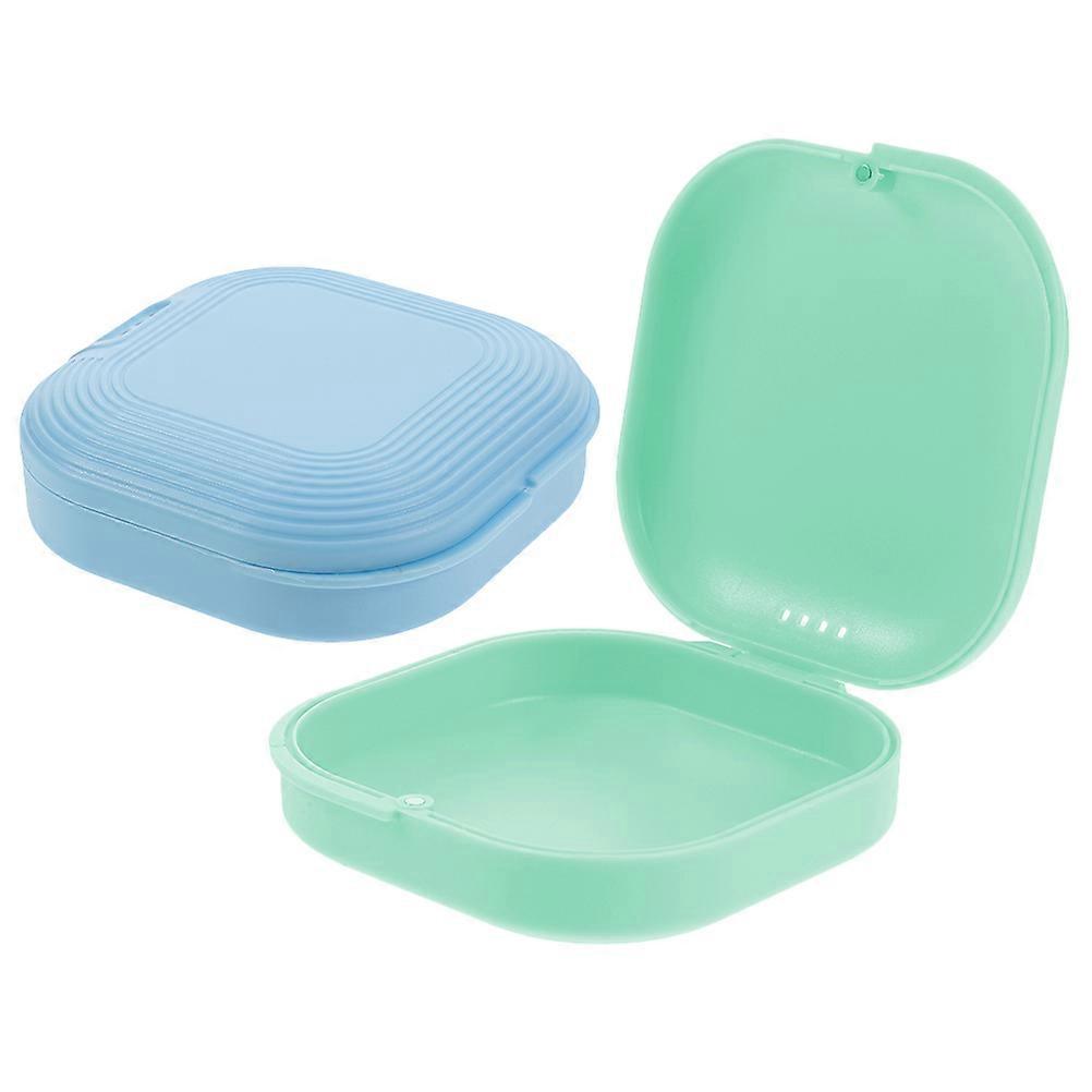Portable Retainer Case Colored Retainer Box for Storage 8Pcs Travel