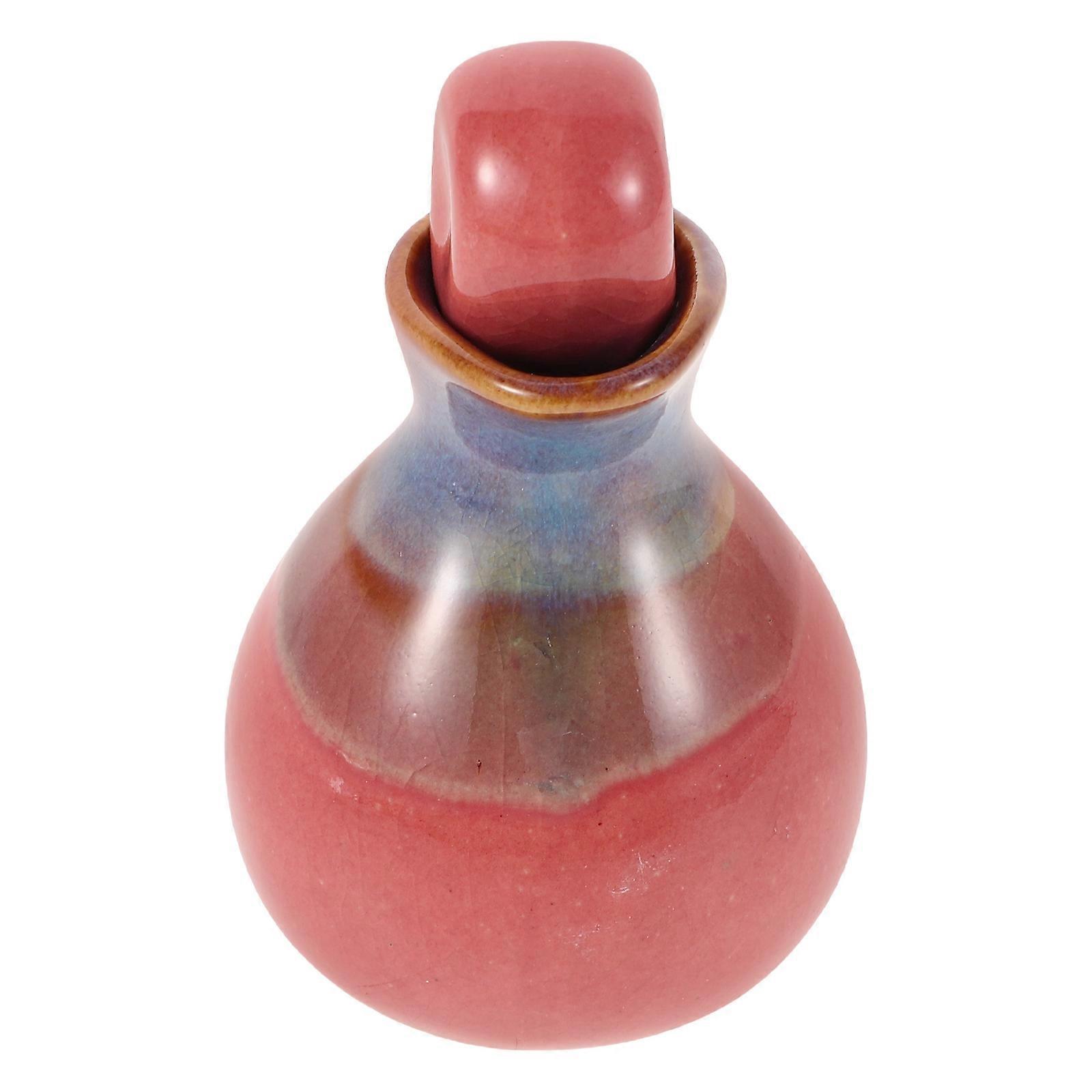 Pink Ceramic Essential Oil Bottle for Spa Use Diffuser Jar