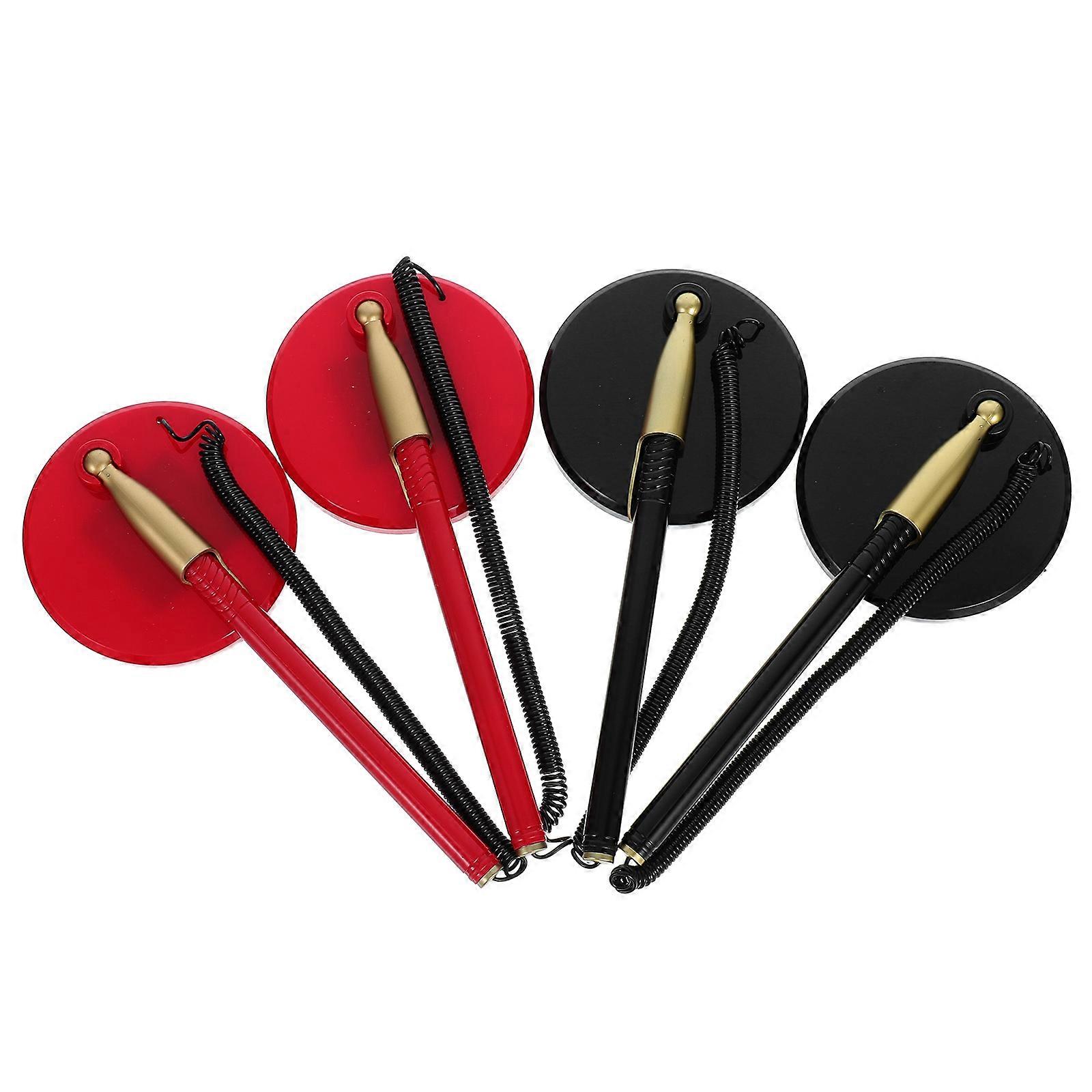 Tai Bi Pen Set for Signing 4Pcs Ballpoint Pens with Stand and Chain for Guests