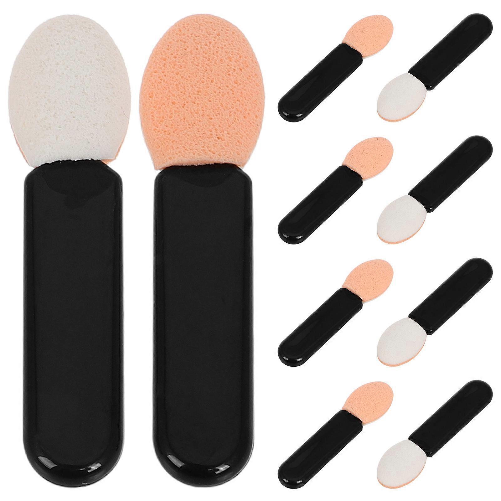 10 Pcs Eyeshadow Applicators Small Makeup Brushes Eye Shadow Sticks for Women
