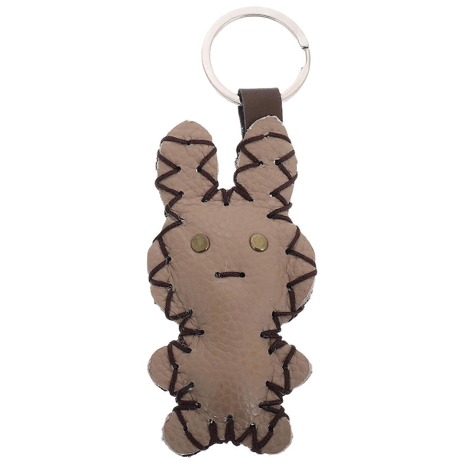 Handmade Ethnic Keychain PU Animal Keychain for Decor