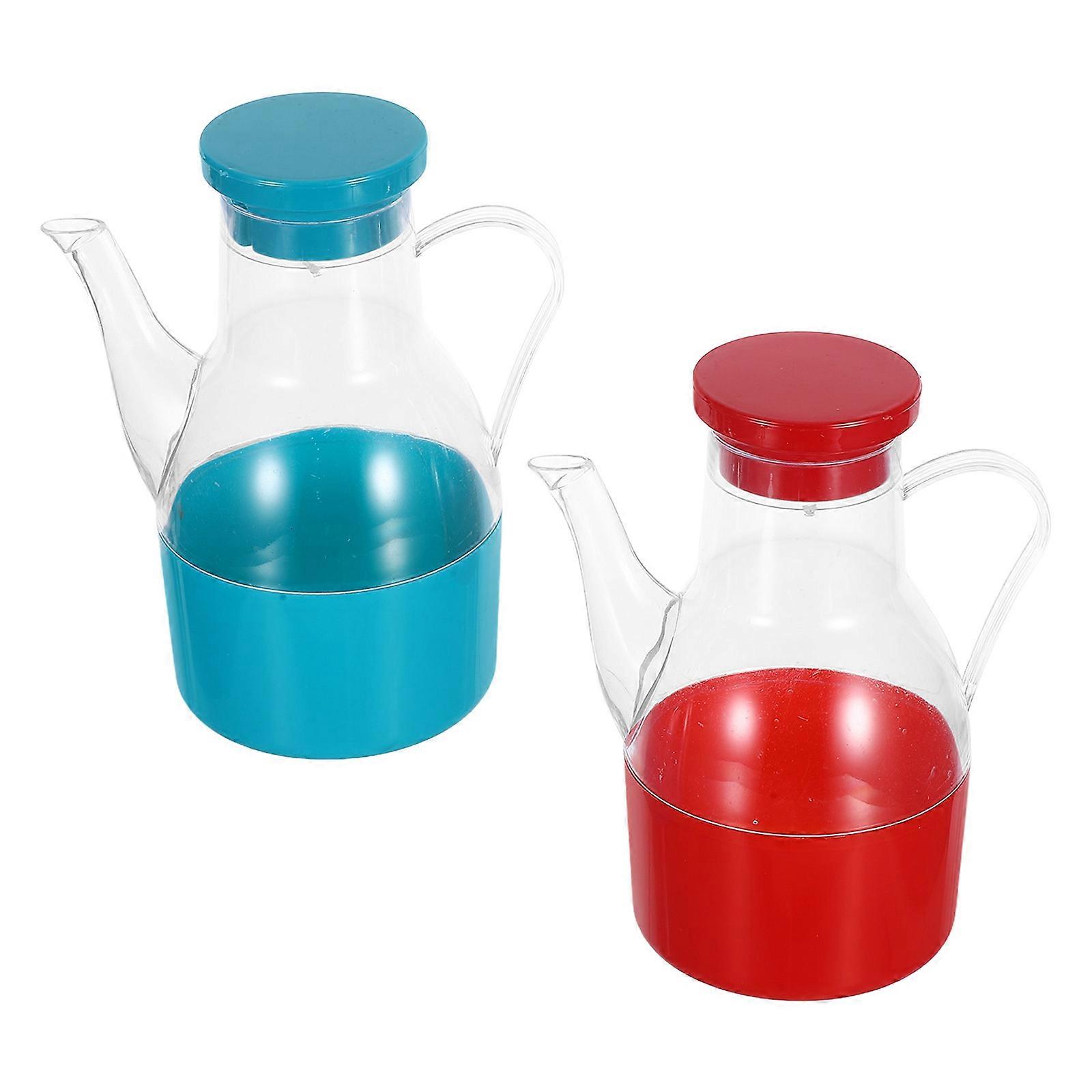 Household Condiment Container Oil Dispenser for Cooking 2Pcs