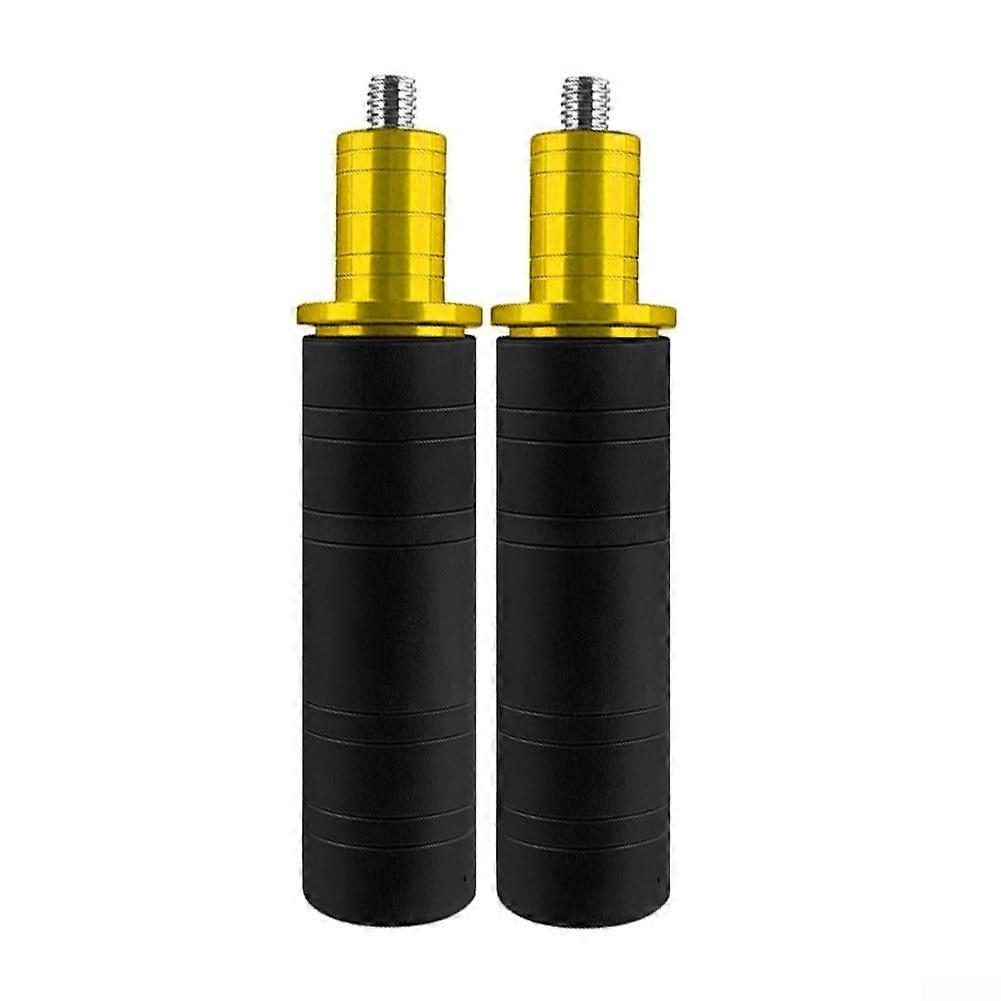 Gold Aluminum Alloy Motorcycle Frame Sliders with Extended Footrest for Frame and Engine Protection