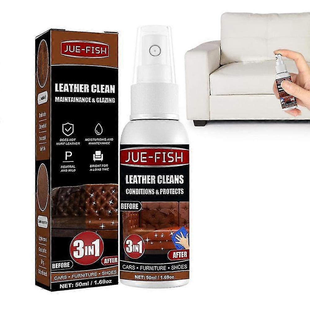 Premium Multi-Purpose Leather Cleaner & Restorer Spray, 50ml