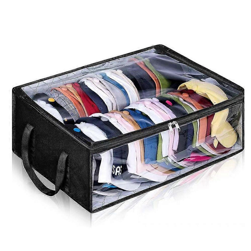 Collapsible Baseball Cap Storage Box Space Saver Closet Organizer Case Cap Storage Bag  Clothes