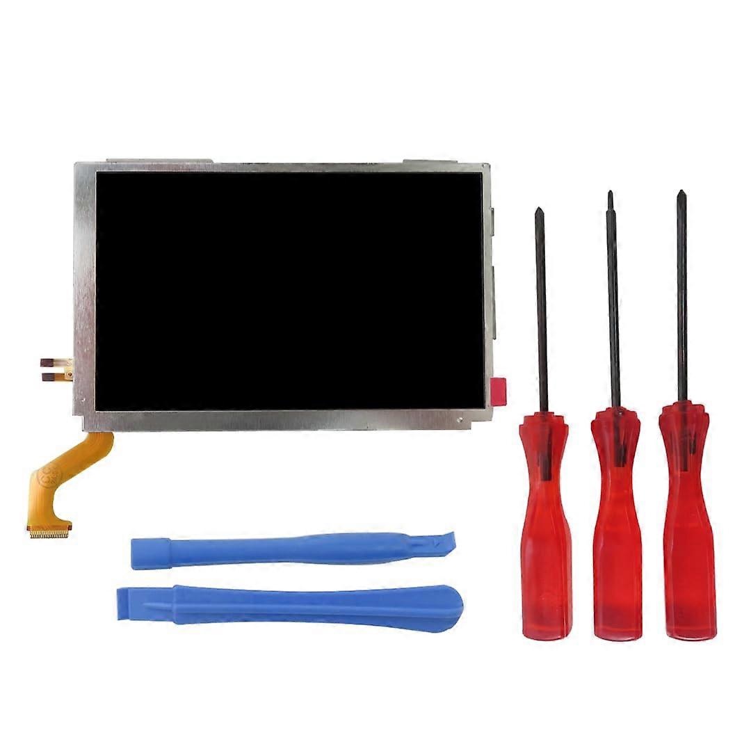 Upper Screen Replacement with Tools for Nintendo 3DS XL, Durable LCD for Display Quality Restoration