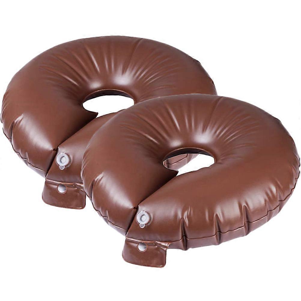 Tree Watering Bag Slow Release for Garden Trees Made of Brown Pvc with Leak-Proof Function 2Pcs