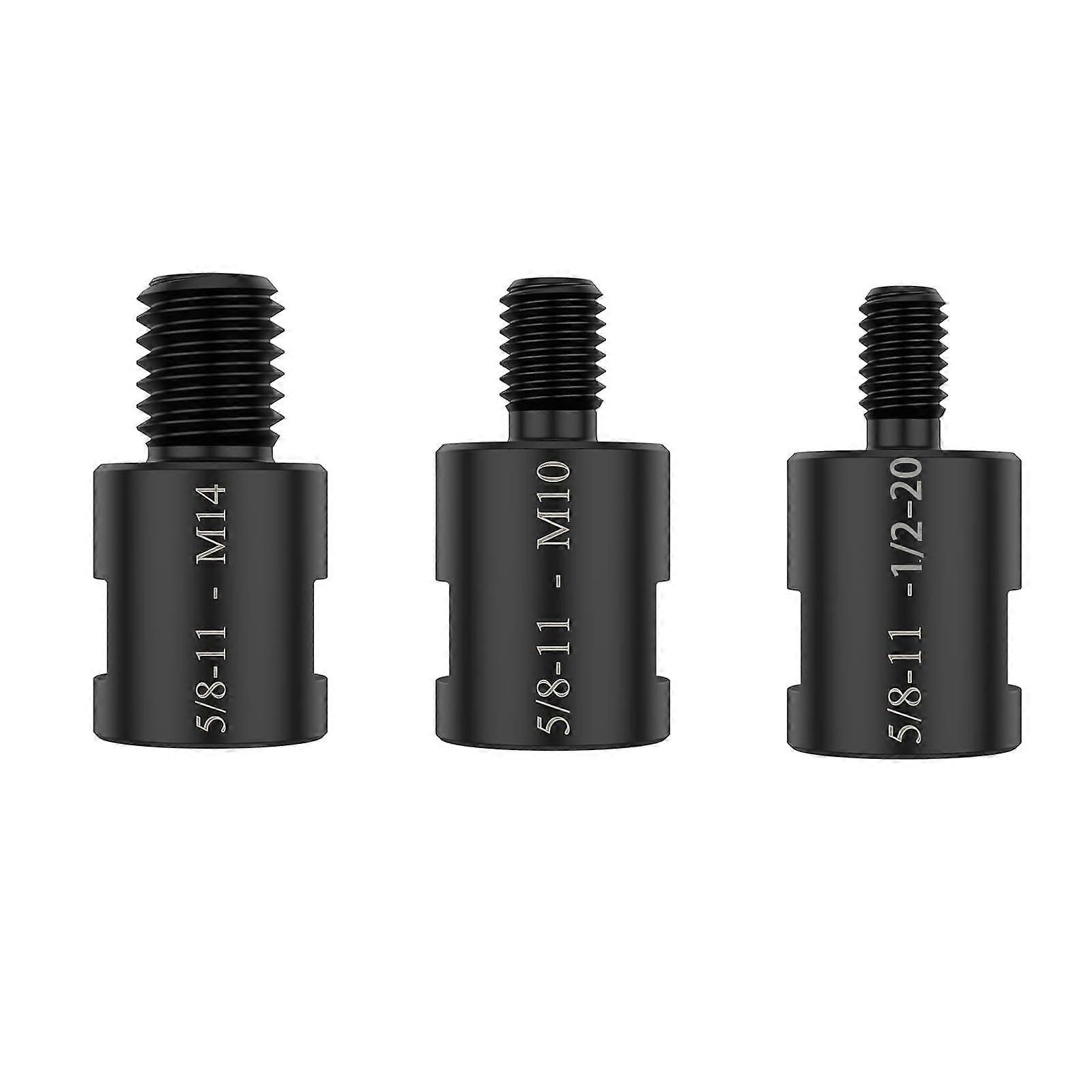 Angle Grinder Thread Adapter Set 5/811 to M10 M14, Bench Grinder Arbor Converter, MultiThread Compatibility
