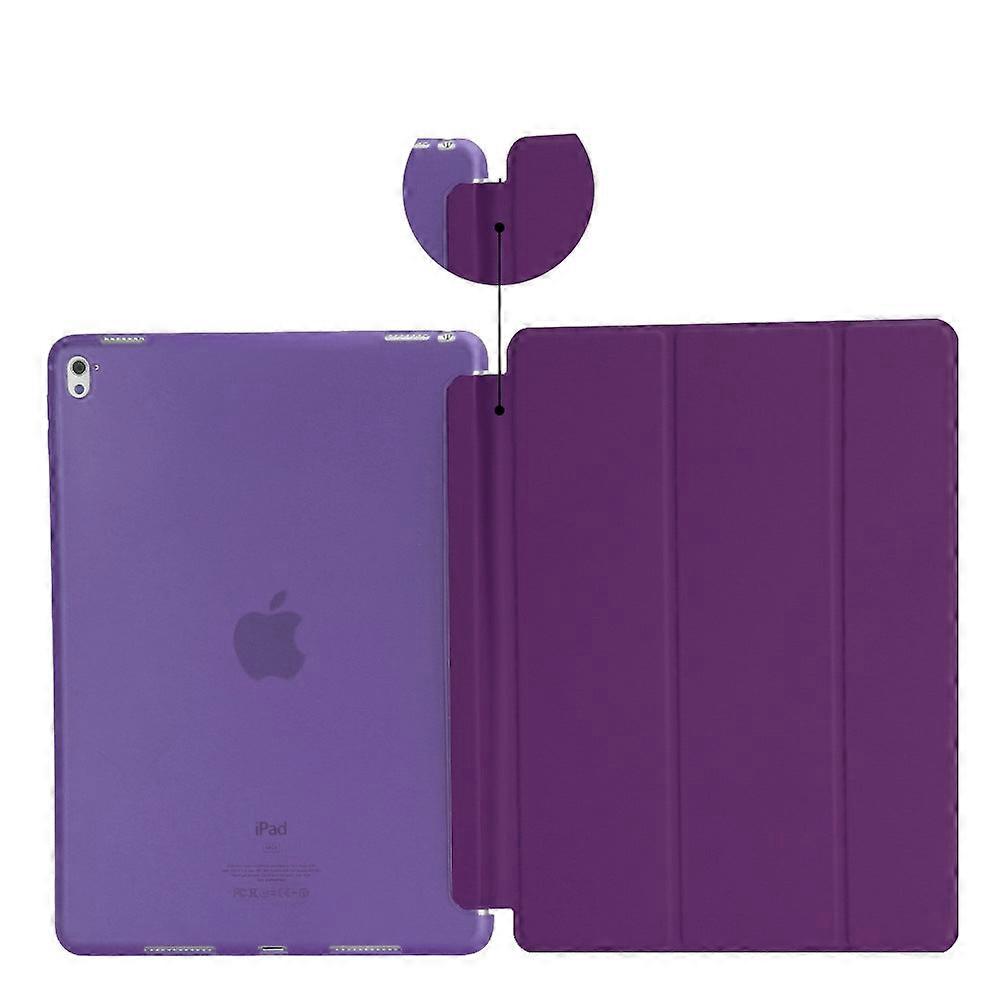 Stylish Case For Ipad 234 Purple Silicone Soft Leather