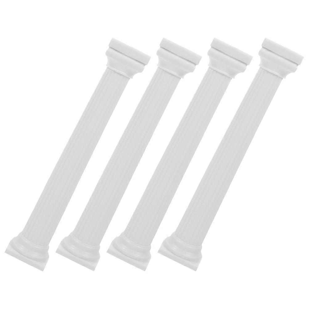Roman Column Cake Stand Cake Support Rod 4Pcs for Dessert Display