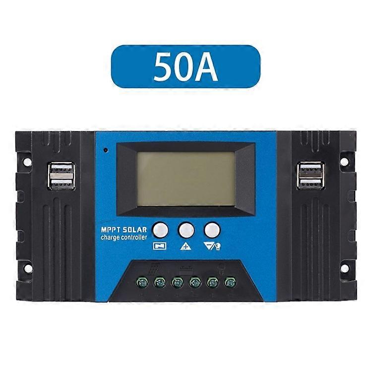 MPPT Solar Charge Controller LCD Display 12V/24V Solar Panel Charger Regulator