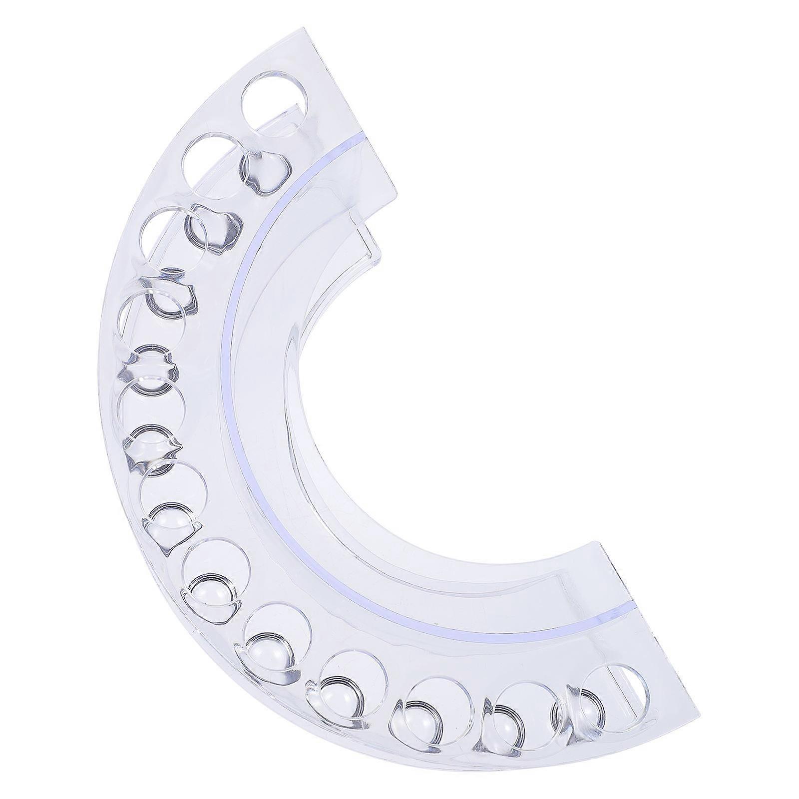 Cosmetic Organizer Transparent Makeup Brush Rack for Storage Needs