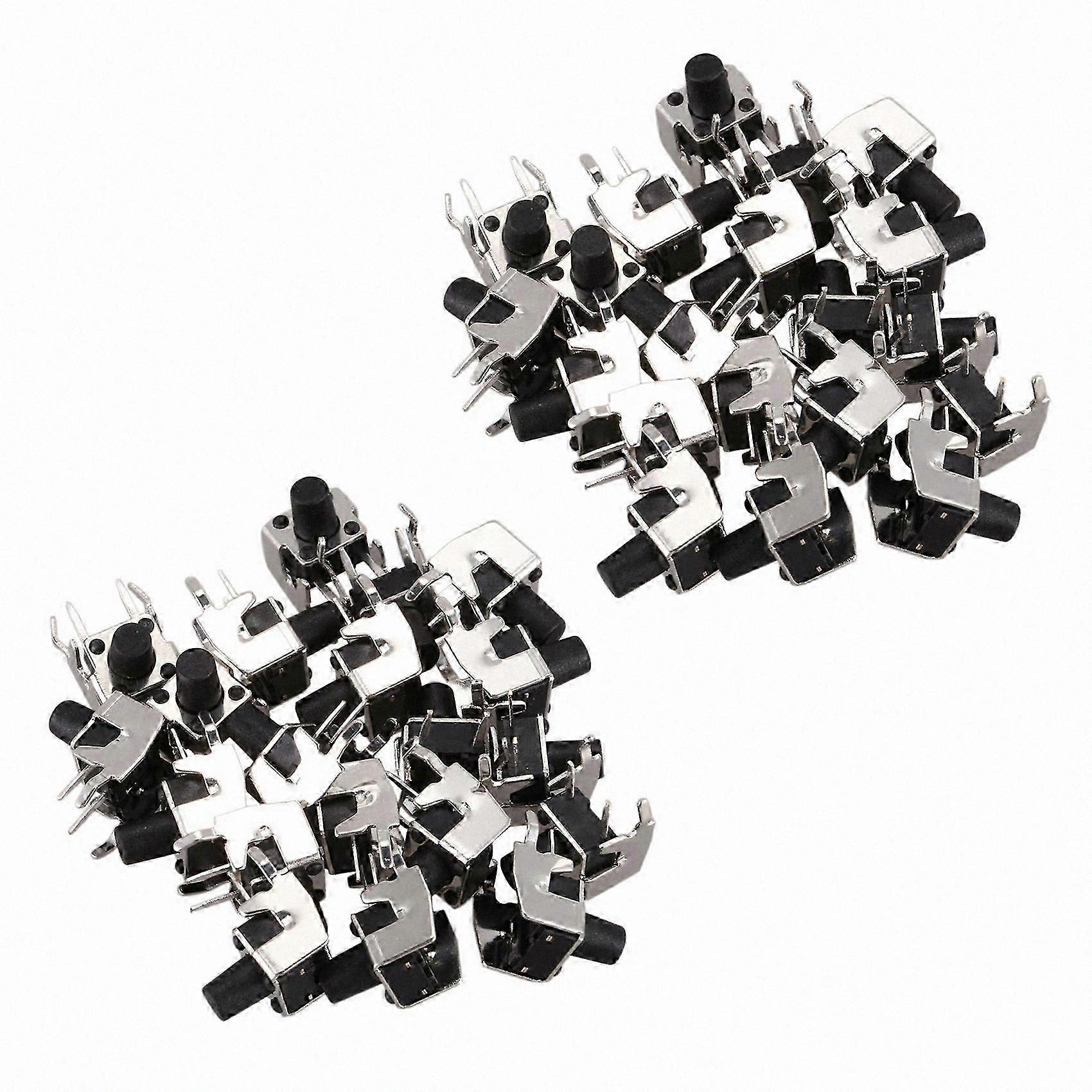 40 Pcs 6x6x8mm Right Angle Tactile Push Button Switch Momentary Tact