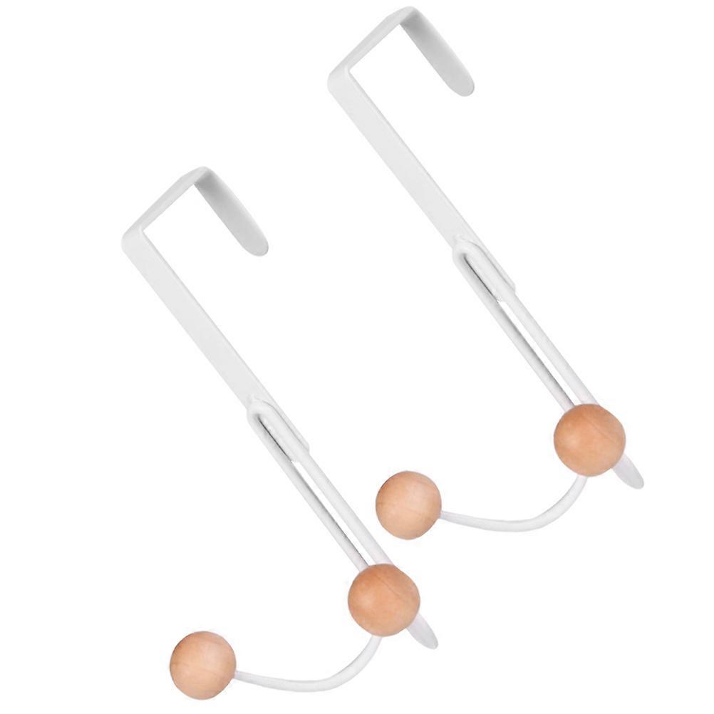 Iron Hooks for Decoration Simple and Sturdy Design Assorted Color 2Pcs