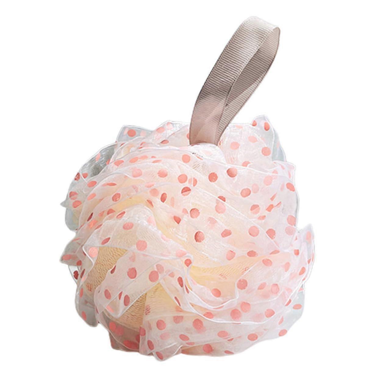 Loofah Back Scrubber for Shower with Gentle Exfoliating Bath Sponge for Body Deep Cleansing