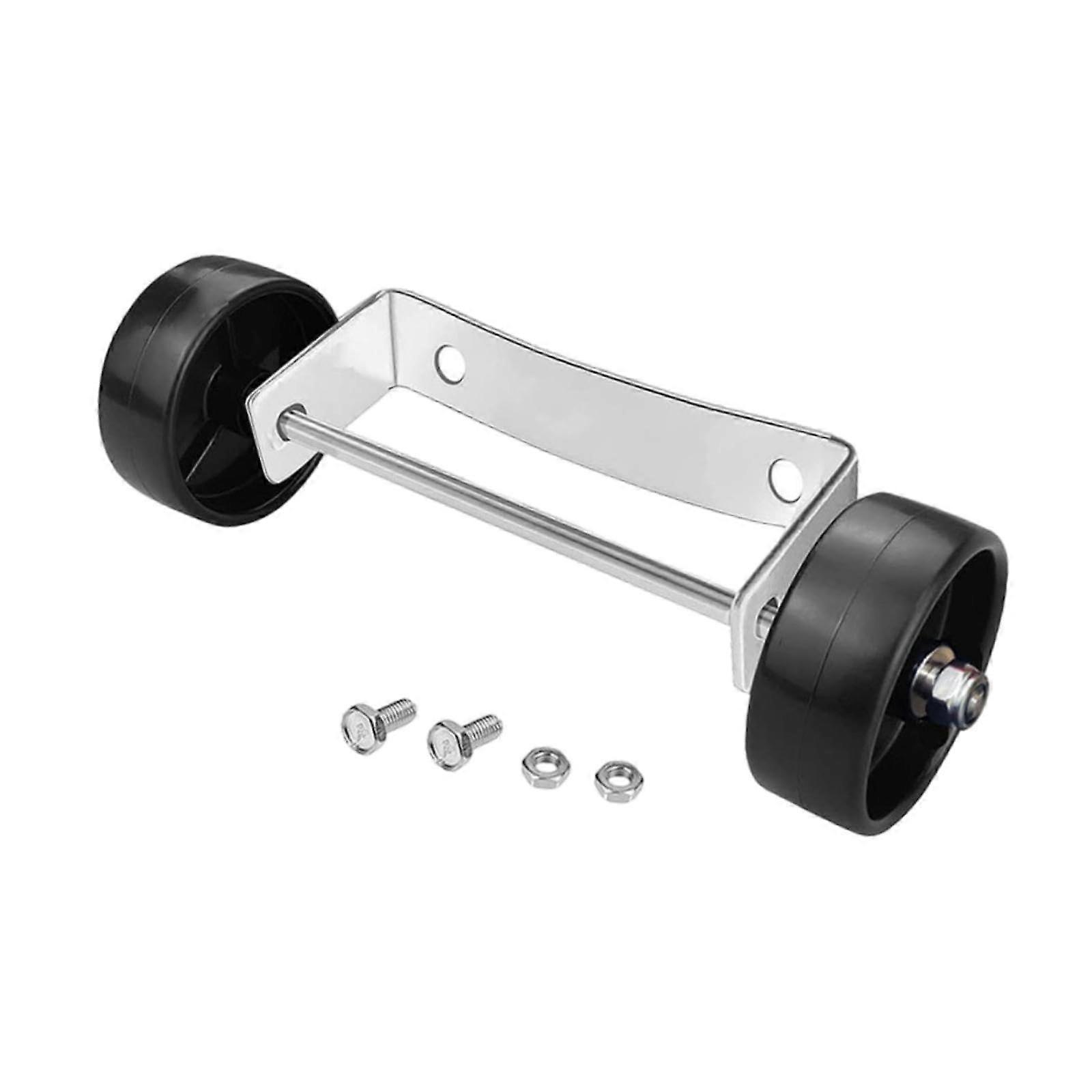 Patio Heater Wheel Kit Universal Fit 10cm Screw Hole Easy Install Replacement Set