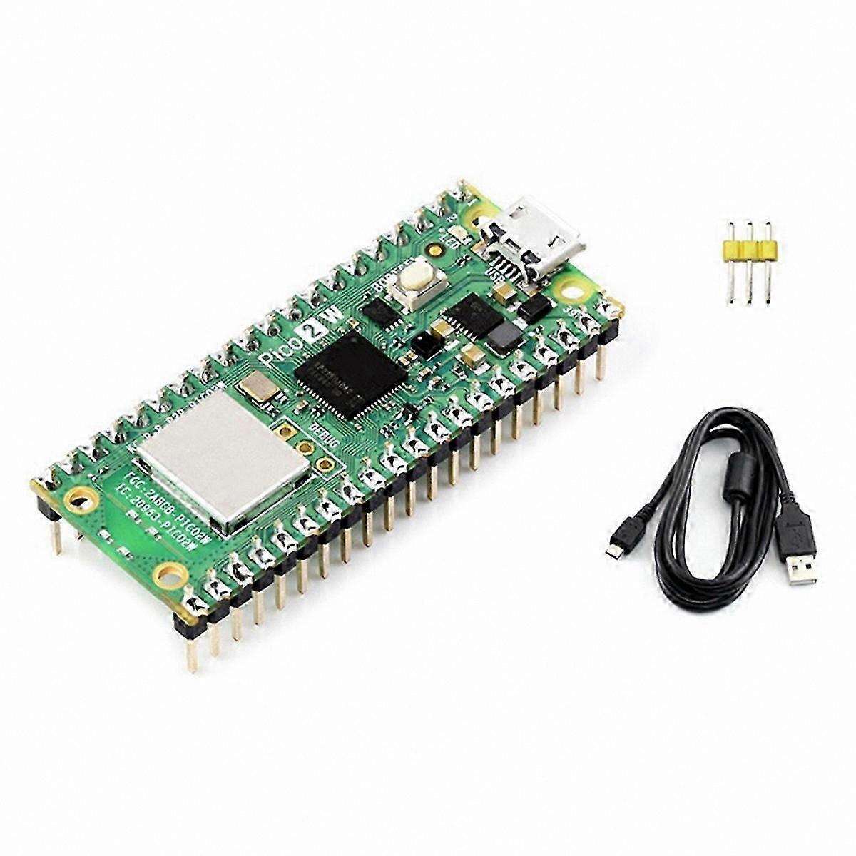 Microcontroller Development Board with RP2350 Chip, Supports WiFi and Bluetooth for Raspberry Pi Pico 2 W-Compatible Projects