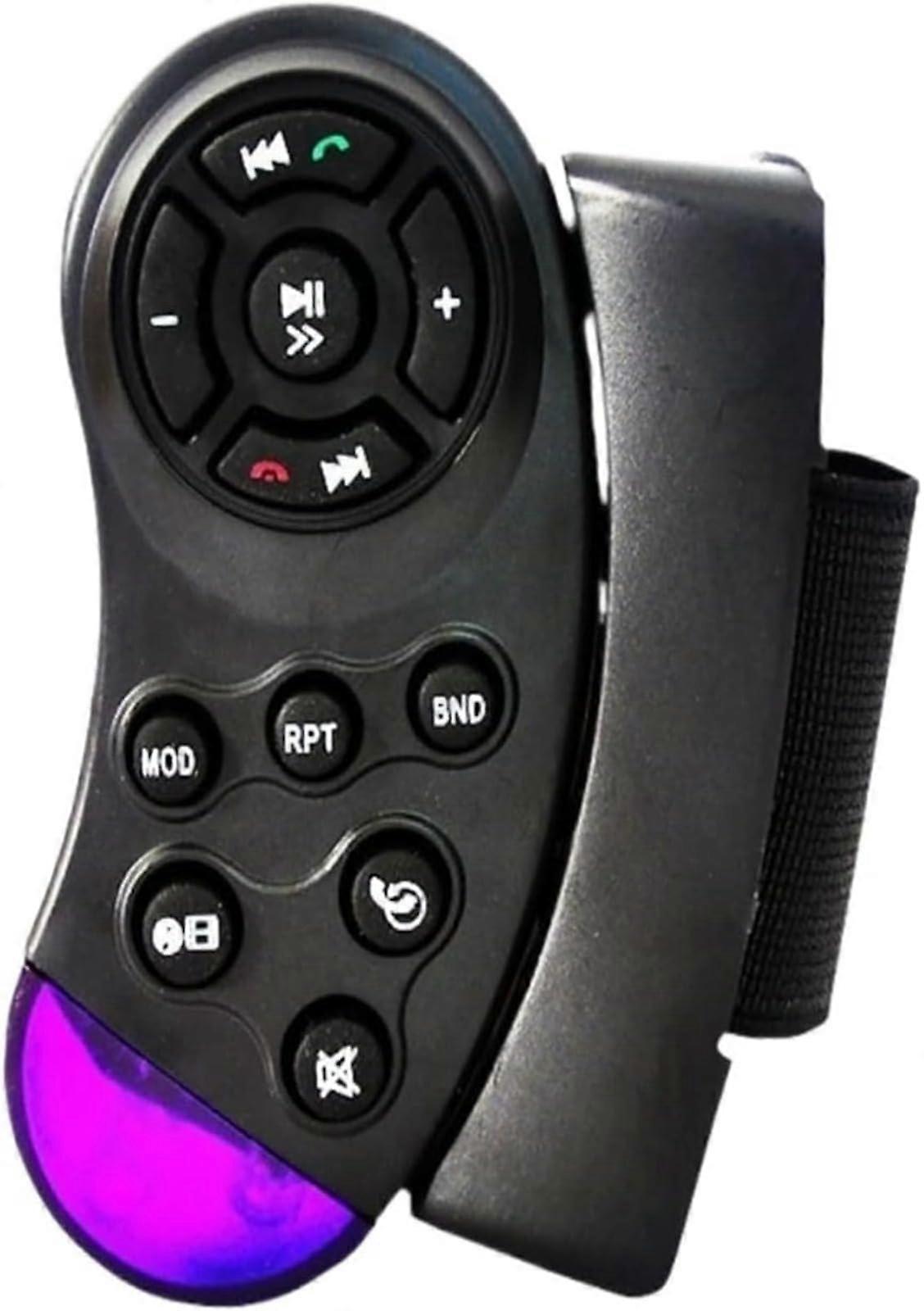 Wireless Steering Wheel Control Switch with 11 Keys for Car Audio and Music, Universal Replacement