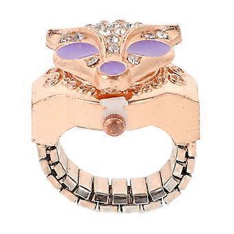 Diamond Embellishment Ring Watch for Decoration with Durable Craftsmanship