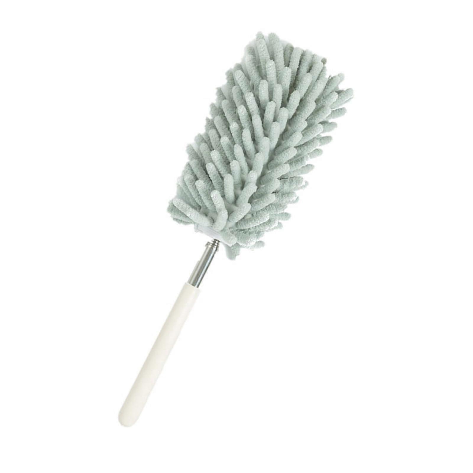 Chenille Duster with Retractable Long Handle and Bendable Head for Home and Office Cleaning