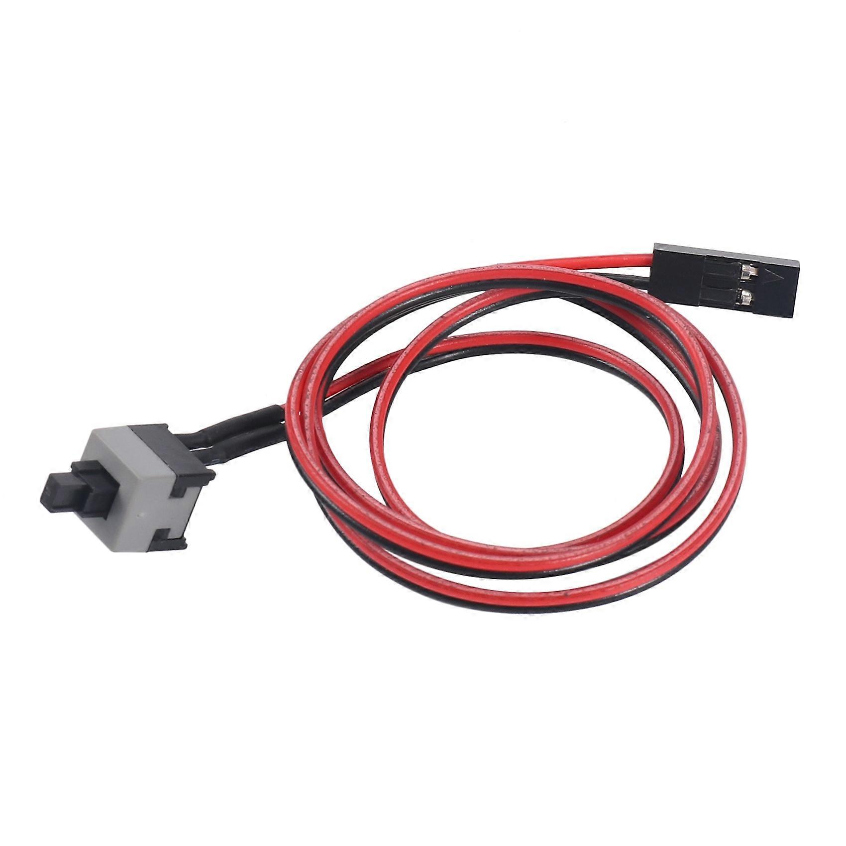 20.5" Long Power Button Switch Cable for PC Switches Reset Computer