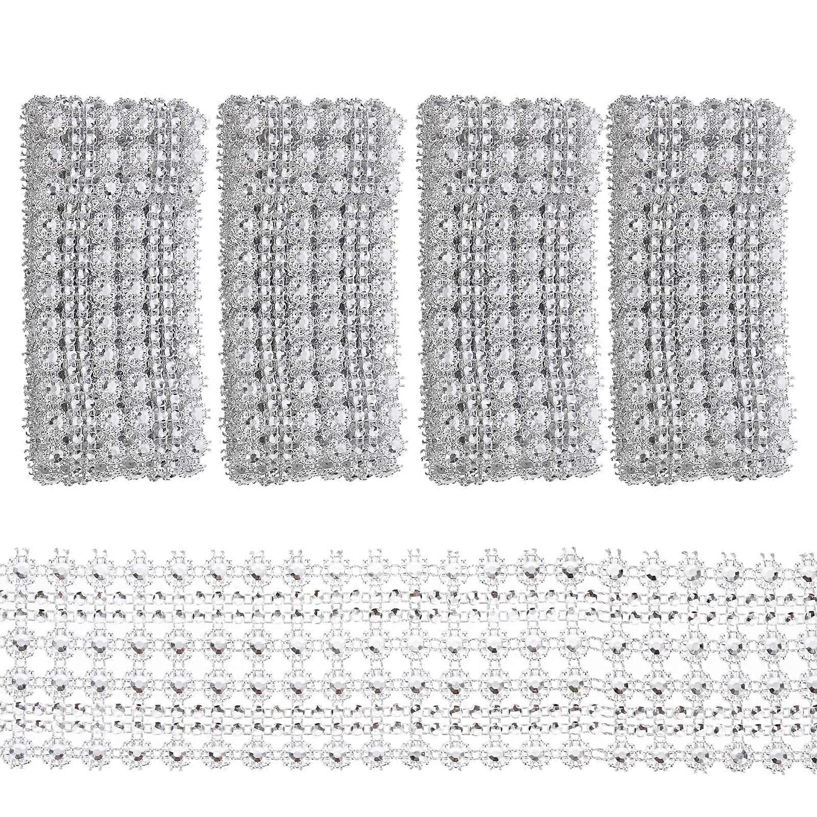 Silver Sunflower Costume Trim 4Pcs Multi-Function for DIY Use