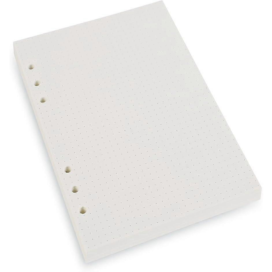 6-Ring Binder Refill Paper, Dot Grid, 45 Sheets for Easy Note-Taking and Organization