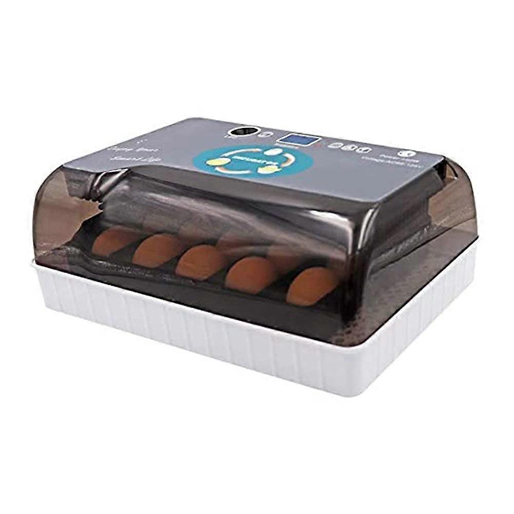 Automatic Egg Incubator 12Egg Capacity with LED Temp and Humidity Display for Poultry Hatching