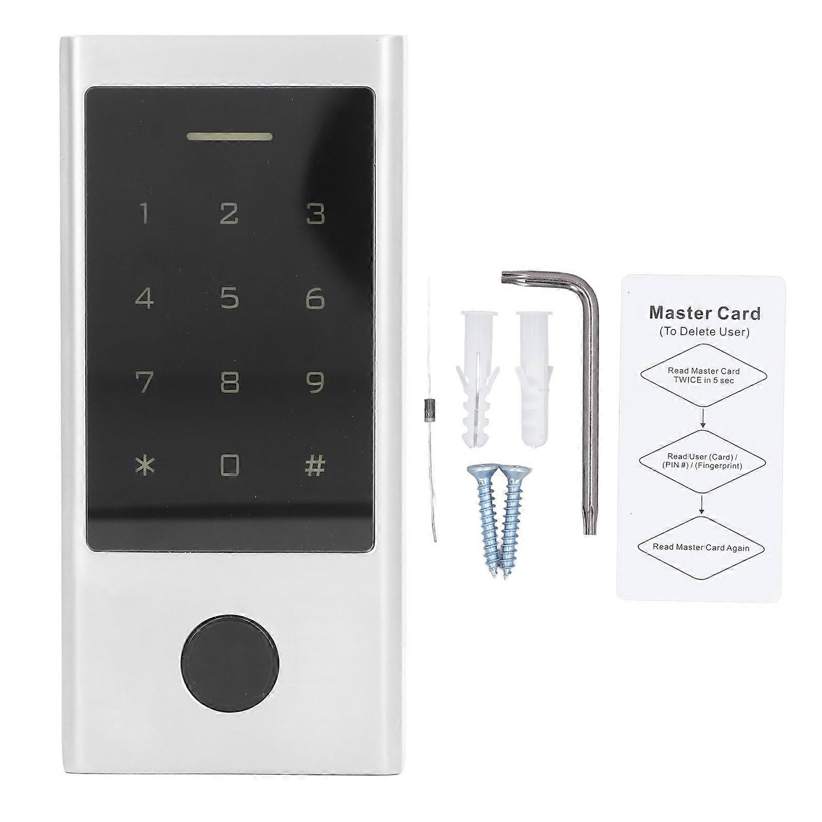 Fingerprint Door Lock with Biometric Access Control, TwoDoor Interlock, Keypad Compatible with Tuya