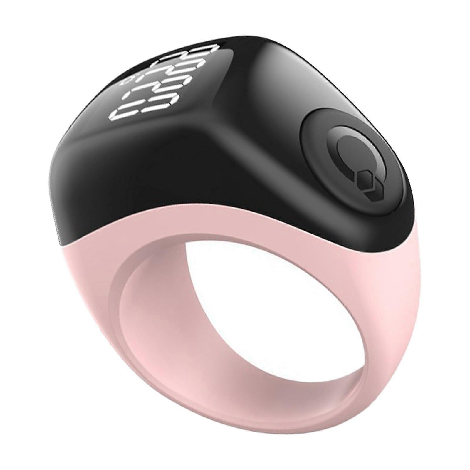 Electronic Tasbih Counter with Rechargeable Battery, Adjustable Ring for Accurate Prayer Counting