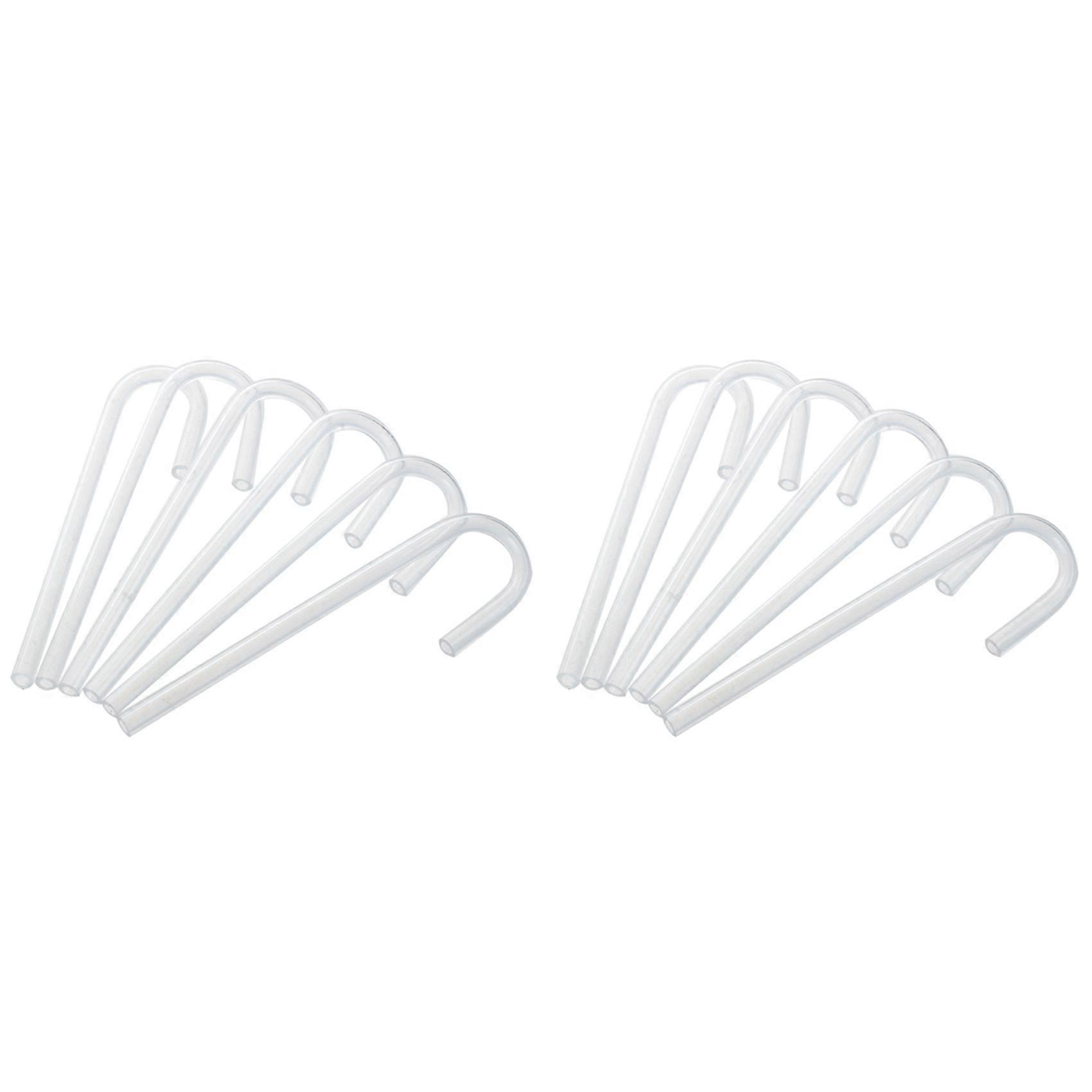 12Pcs Acrylic Pipe U Shape Tube Bend for Aquarium Co2 System/Diffuser