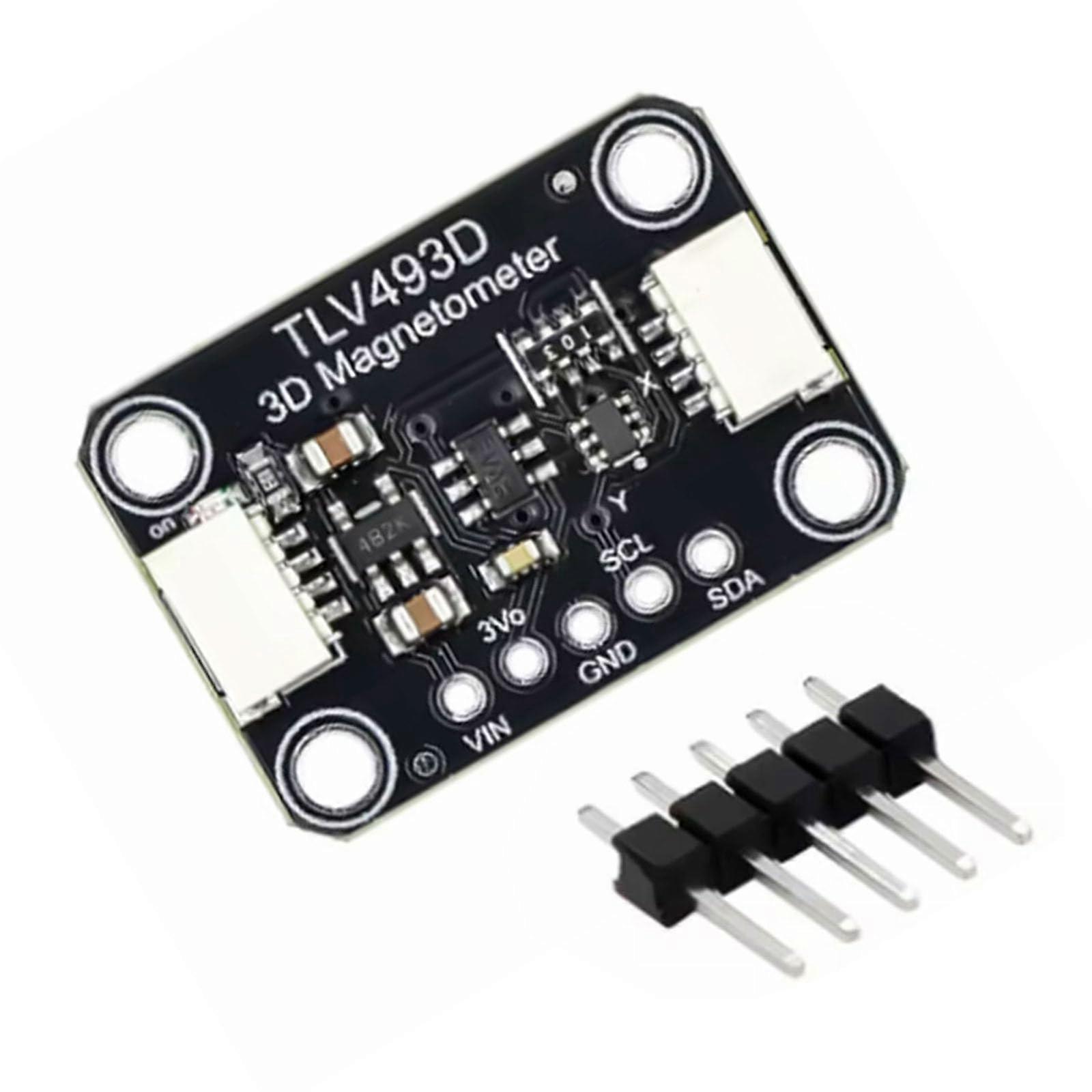 TLV493D 3Axis Magnetometer Module with I2C Output for Accurate Magnetic Field Detection and Tracking
