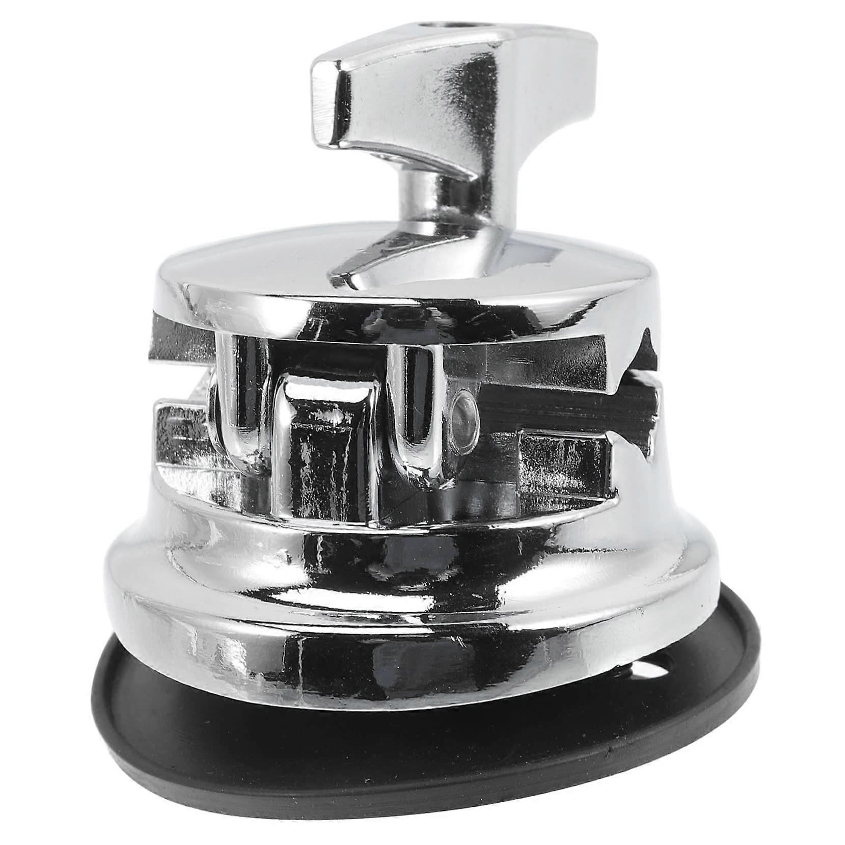 Zinc Alloy Drum Tom Holder Mount with Drum Leg Base for Secure Positioning and Stable Performance