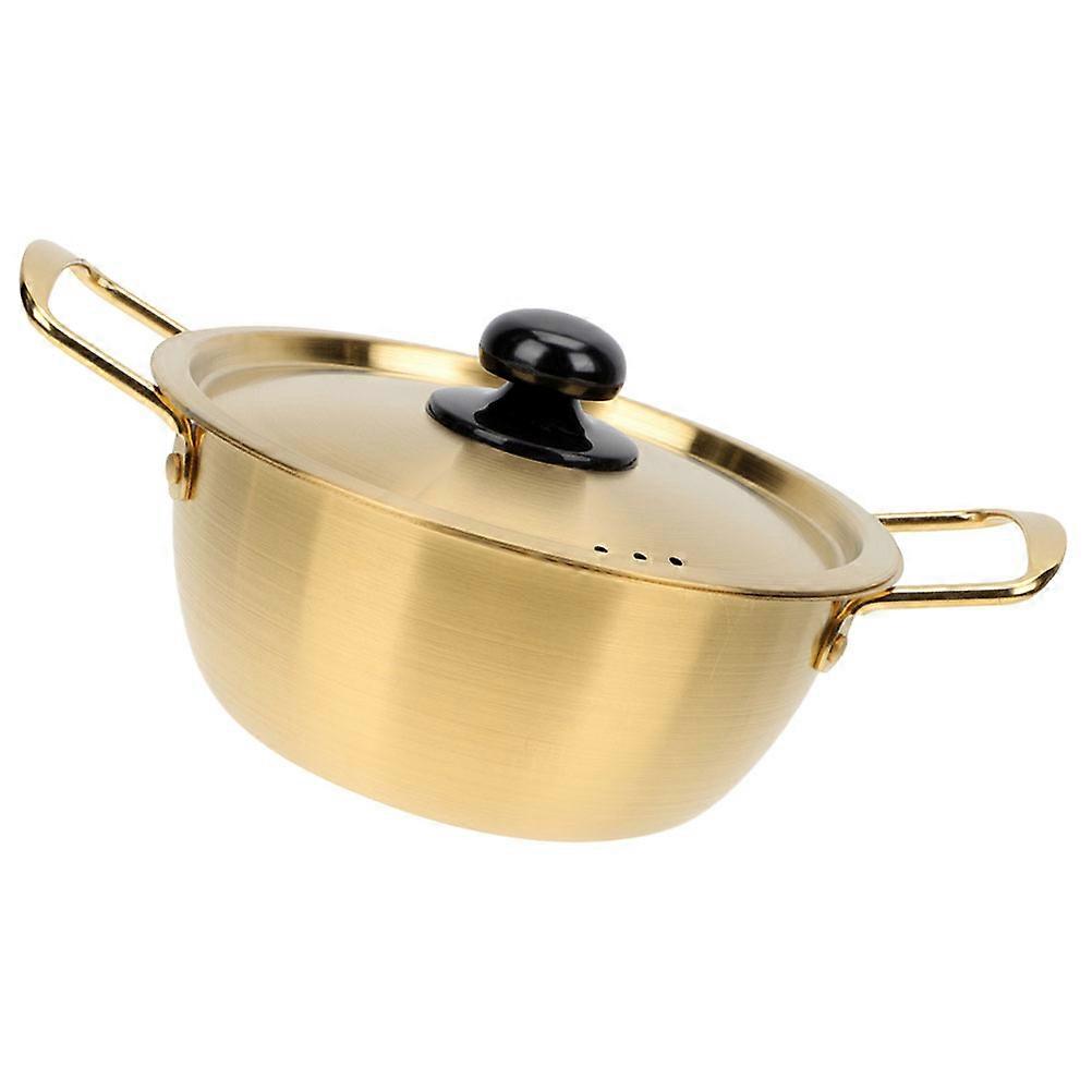 Practical Pot Korean Ramen Noodle Pot for Kitchen Use Golden