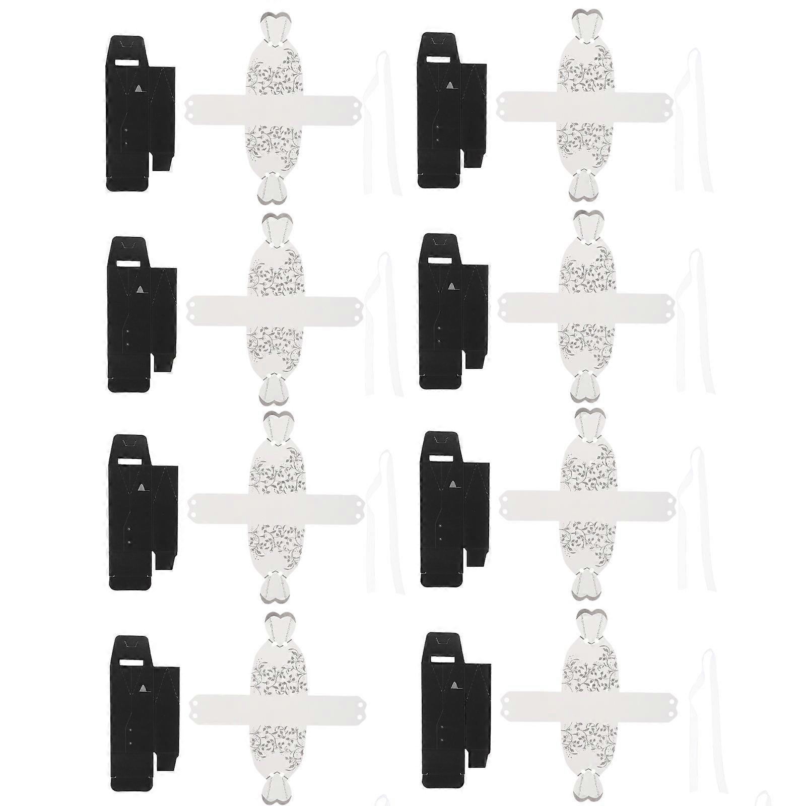 High Grade Candy Box Wedding Sweets Storage Boxes for 100Pcs Bride Groom