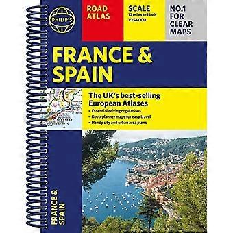 La France et l'Espagne de Philippe - Atlas routier : Spirale A4 - (Atlas routier de Philippe)