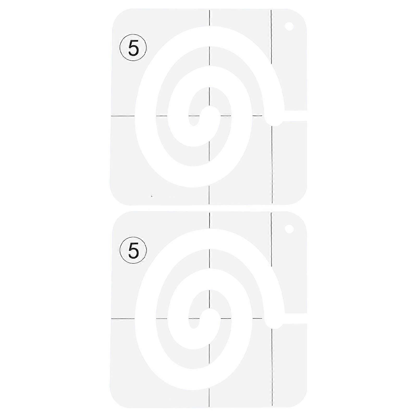 DIY Sewing Patchwork Tools Quilting Ruler for 2Pcs Sewing Ruler Template