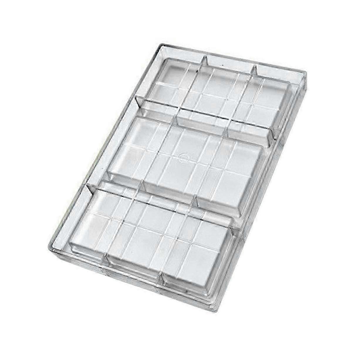 Polycarbonate Chocolate Bar Mold for Candy Making, Baking