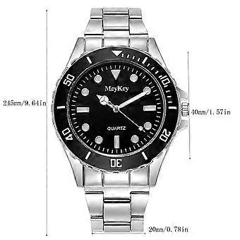 Orologi moda uomo orologi orologi in acciaio inossidabile abiti casual cristalli da polso