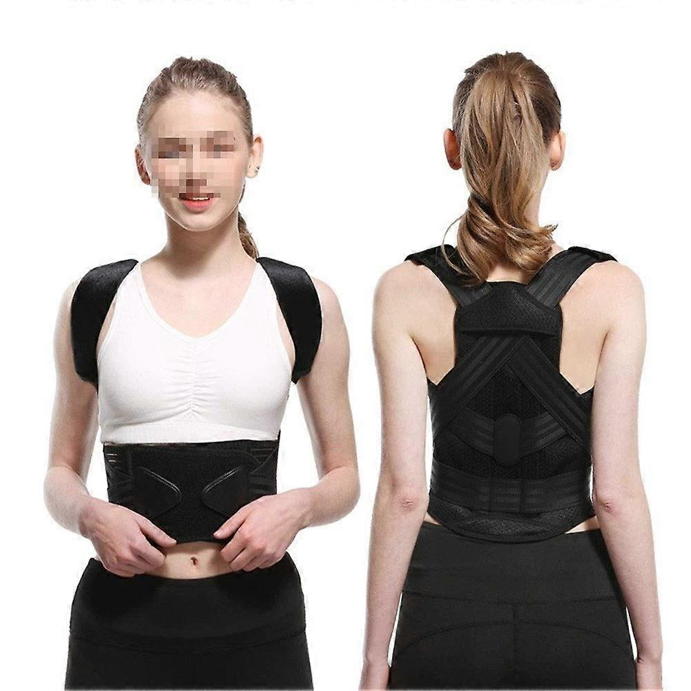 Orthopedic Back Support Brace Medium Size for Posture Correction and Shoulder Spine Alignment