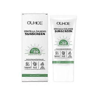 Centella Sonnenschutz LSF 50 – Hyaluronsäure, wasserfestes Sonnenserum – beruhigend, feuchtigkeitsspendend und ohne weißen Film, Schutz für empfindliche Haut, Solar
