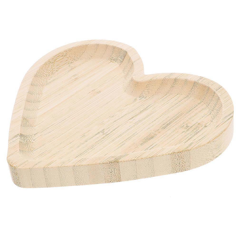 Decorative Dessert Serving Tray Heart Shaped Snack Plate Multi-function Fruit Plate