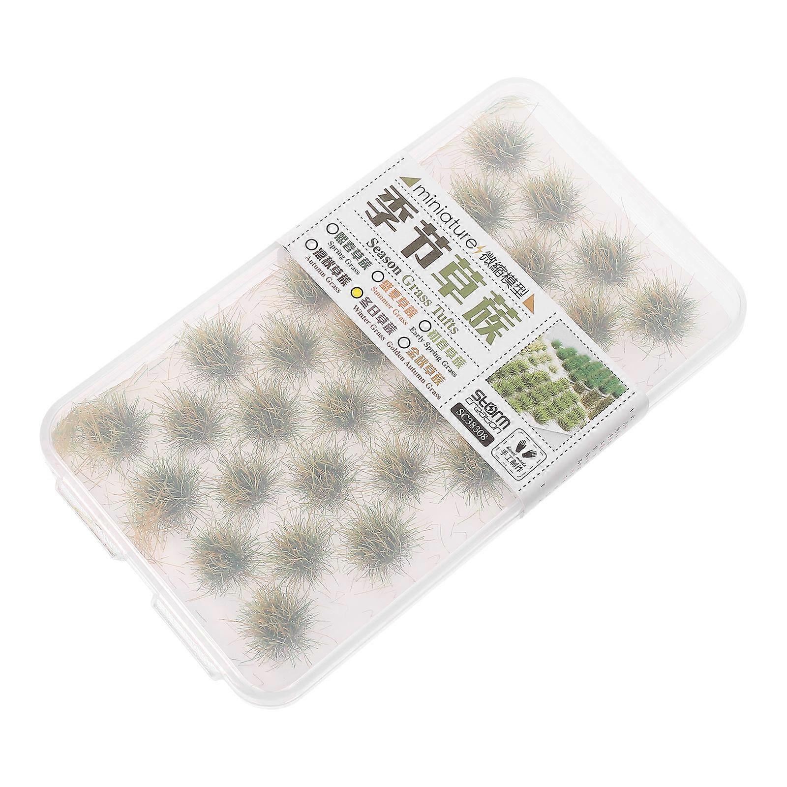Simulation Grass Miniature Plastic Model Tufts for Landscape DIY 1Set